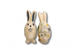  H17 Bunzlau Zoutstrooier Haasje 10cm 3348
